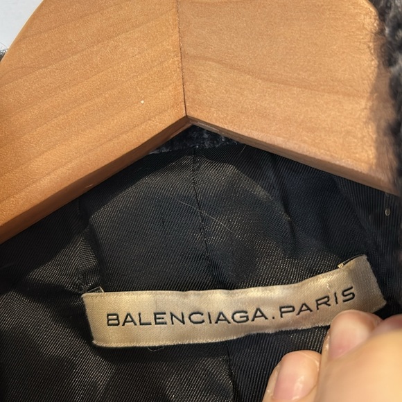 🔥SOLD🔥 BALENCIAGA PARIS black wool blend blazer - Picture 3 of 11